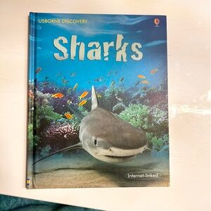Usborne Discovery Sharks Hardcover Non Fiction Book
